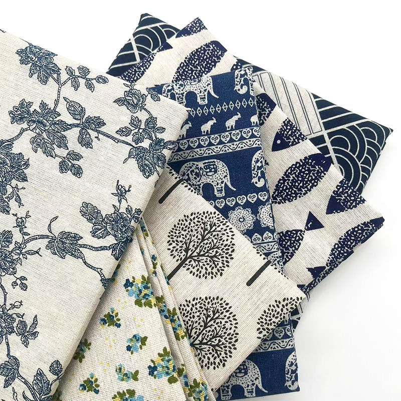 Linen Table Runner - Tessuto Vintage in Cotone e Lino