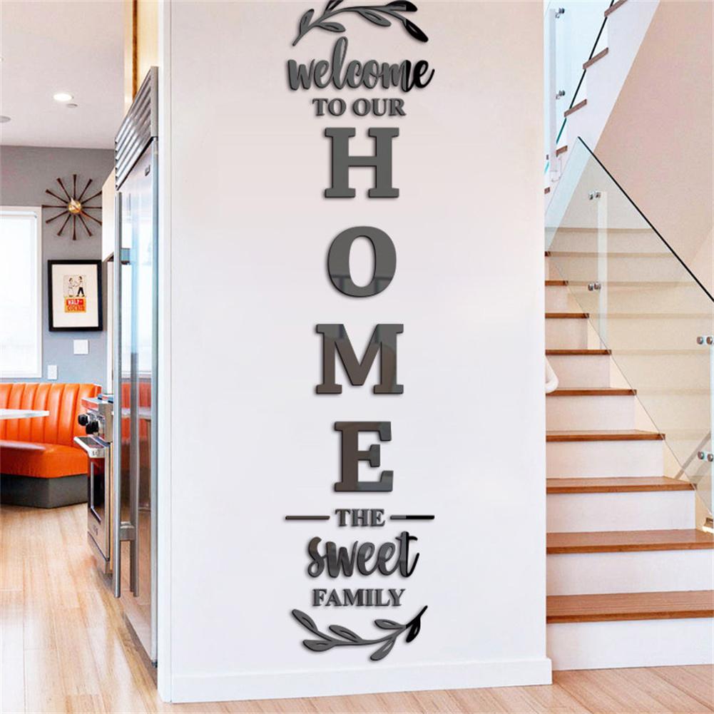 Home Decor Y2K - Adesivo da parete a specchio 3D