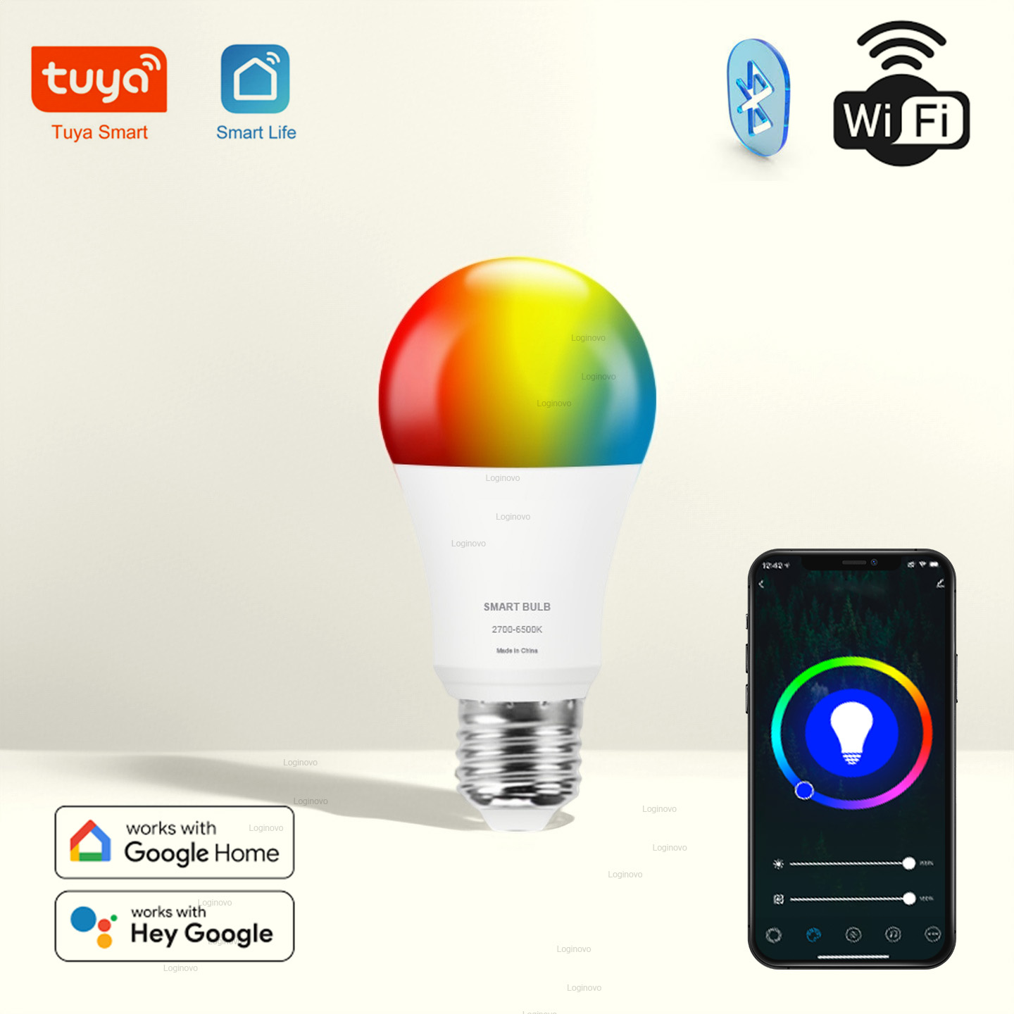 Home Decor Free App - Tuya HA CONDOTTO LA Lampadina Della