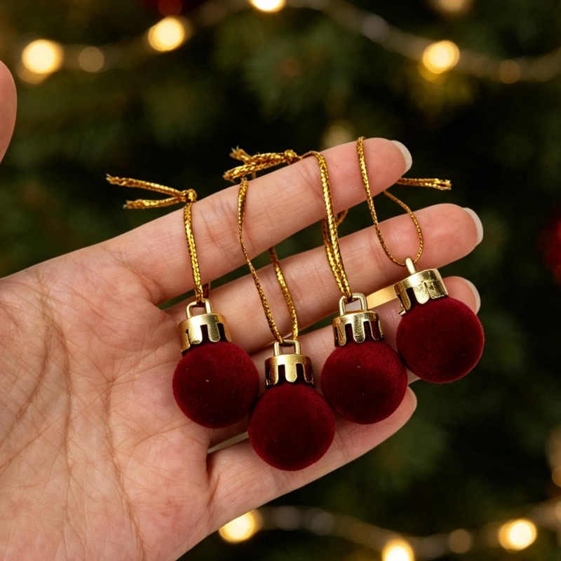 Palline di Natale in Velluto R - Home Decor Indonesia recensione e prezzo