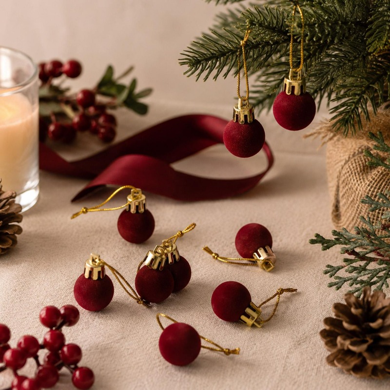 Palline di Natale in Velluto R - Home Decor Indonesia recensione e prezzo
