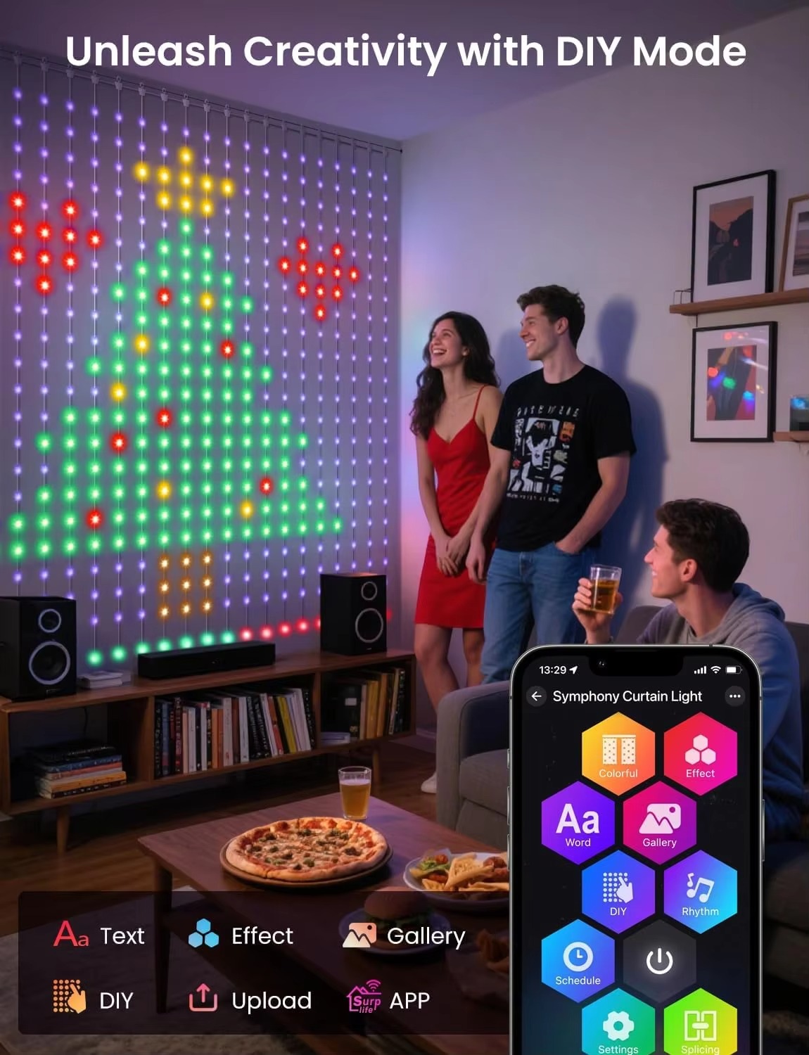 Tenda Luminosa USB 400 LED con - Home Decor Free App recensione e prezzo