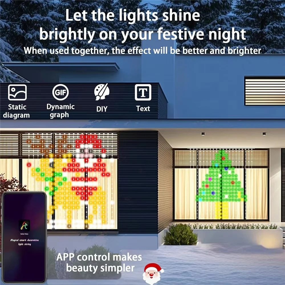 Luci a tenda LED intelligenti  - Home Decor Free App recensione e prezzo