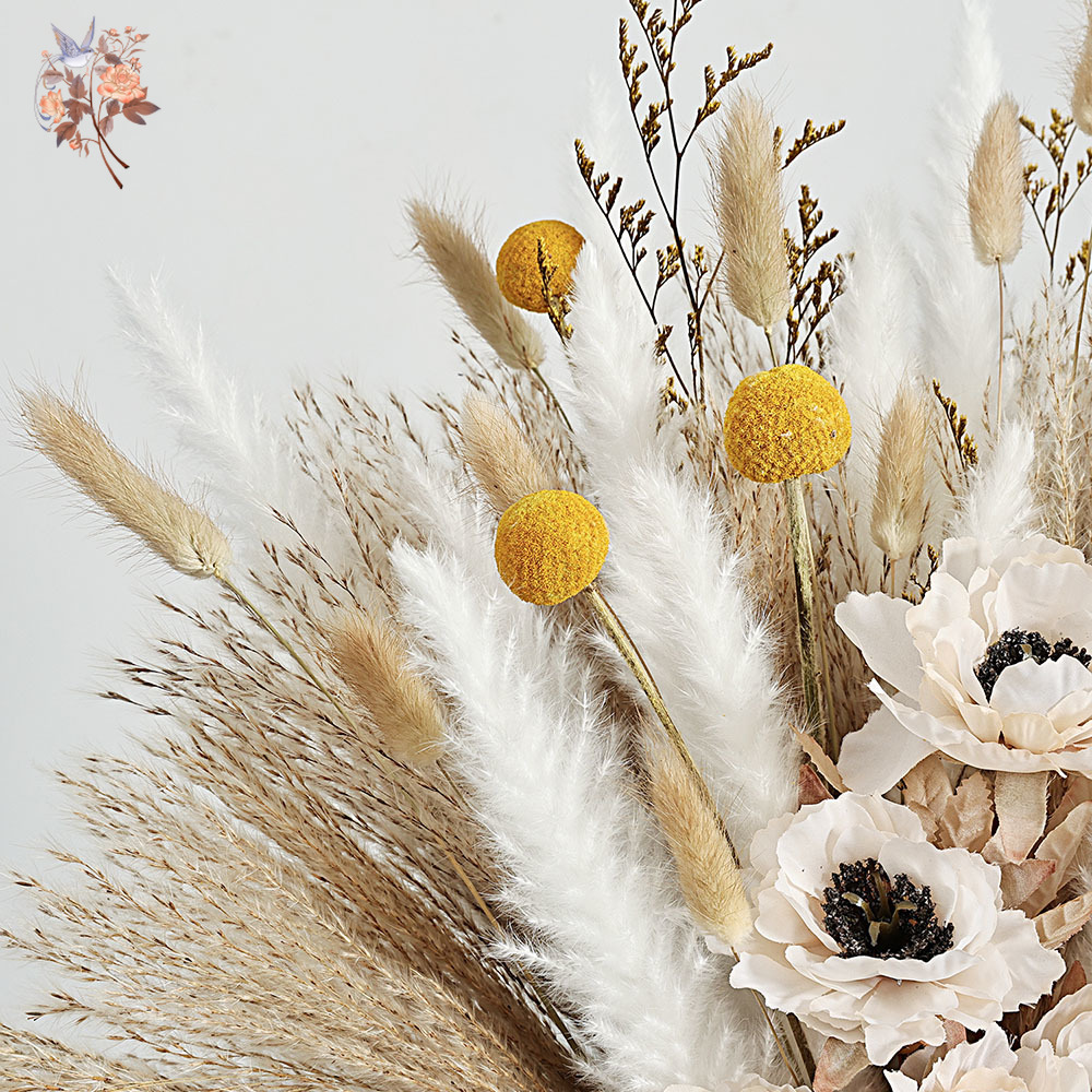 55 pezzi bouquet di fiori arti - Pampas Grass Decor recensione e prezzo