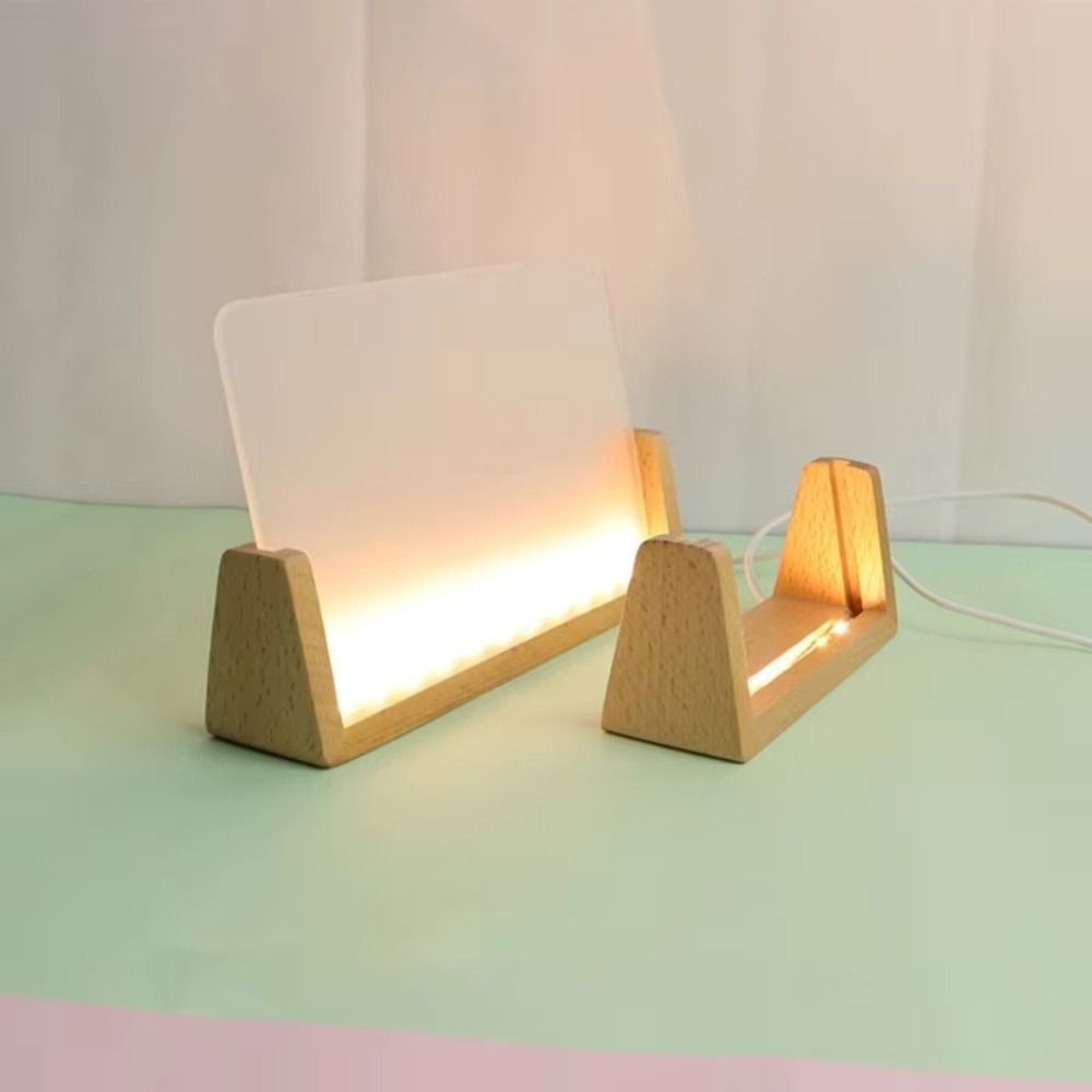 Base Luminosa in Legno con Luc - Bamboo Photo Frame recensione e prezzo