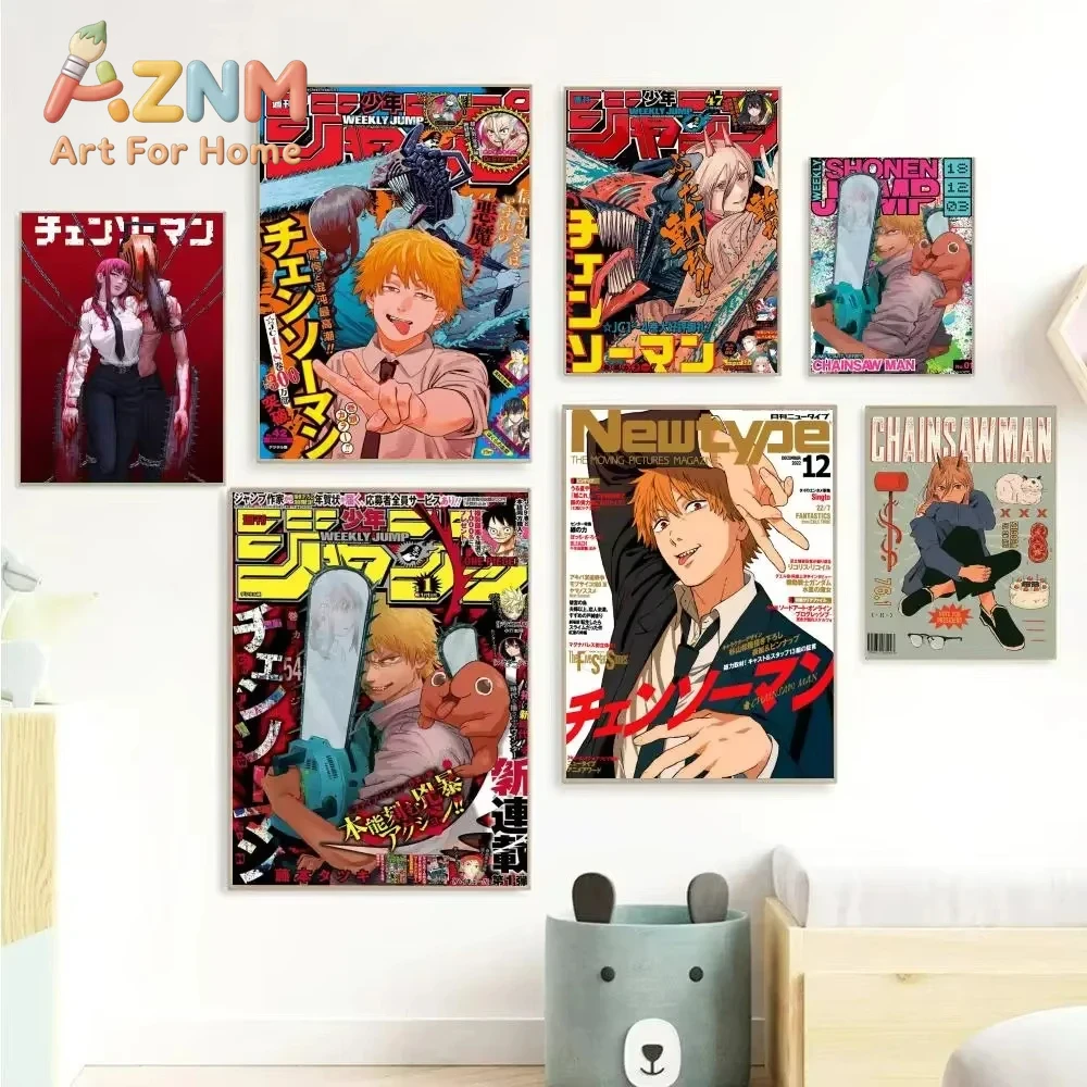 AZNM Chainsaw Man, quadri su t - Home Decor Magazine recensione e prezzo