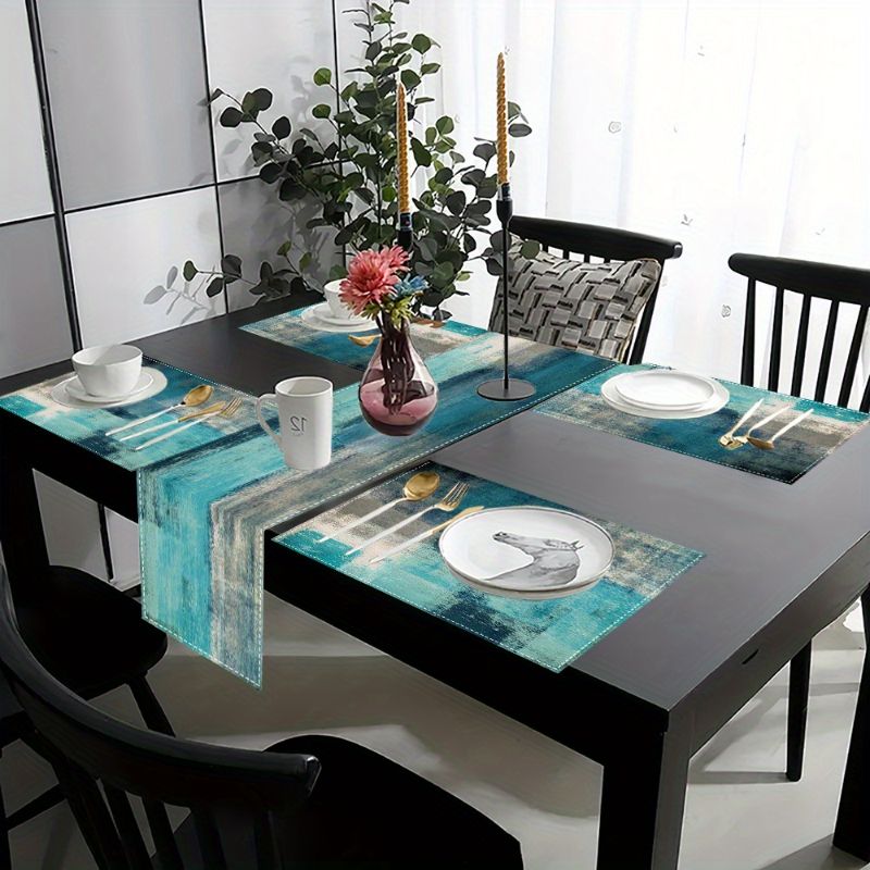 Set di Tovagliette e Runner da - Linen Table Runner recensione e prezzo