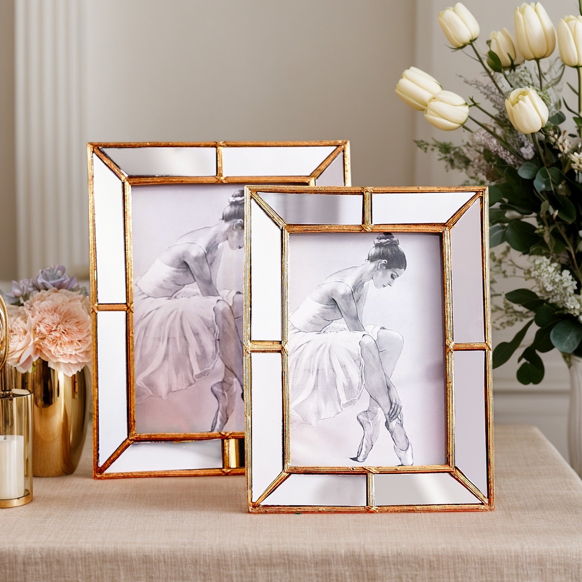 1 pezzo, cornice per foto con  - Bamboo Photo Frame recensione e prezzo